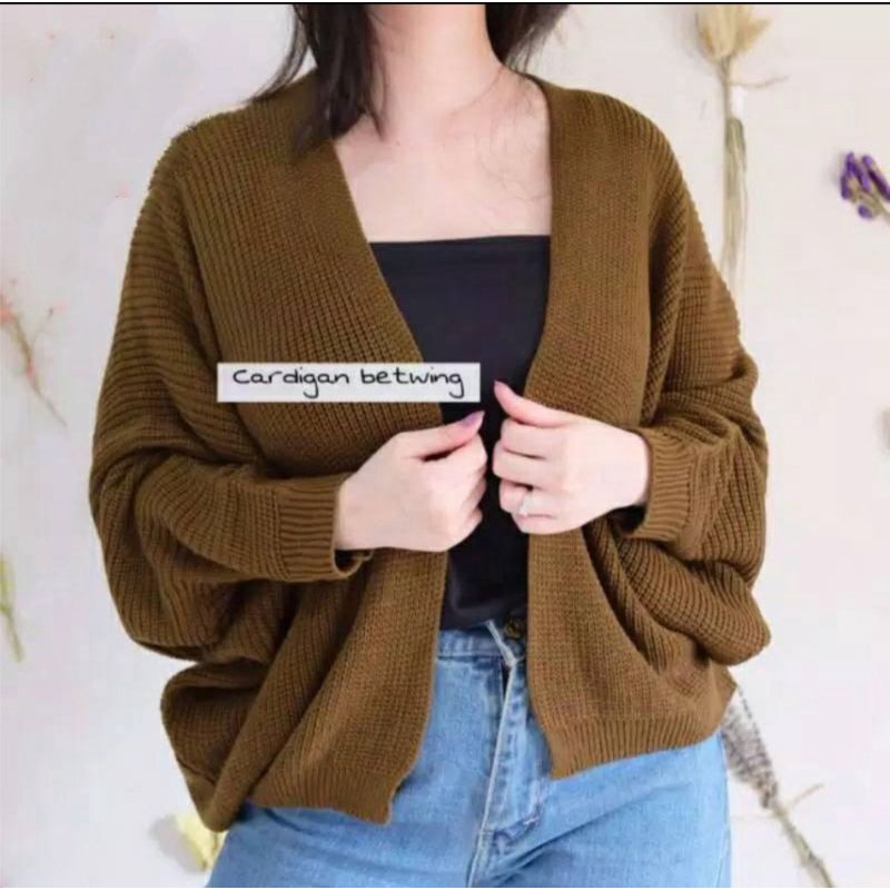 ATASAN RAJUT WANITA BATWING/KARDIGAN BATWING,KARDIGAN RAJUT BATWING