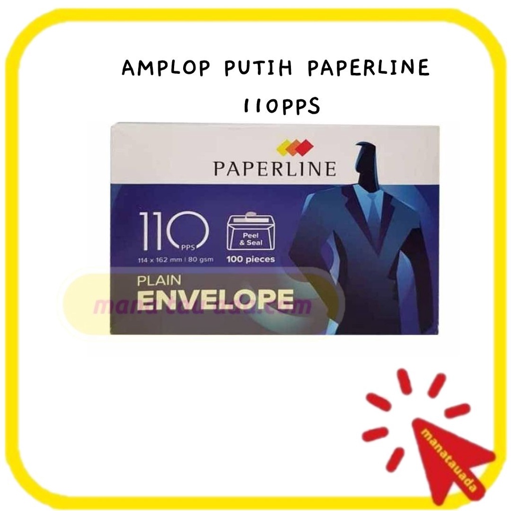 

AMPLOP 114X162MM 80GSM PAPERLINE PACK 信封