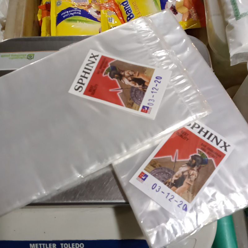 Plastik PP/Plastik Bening uk 12x20