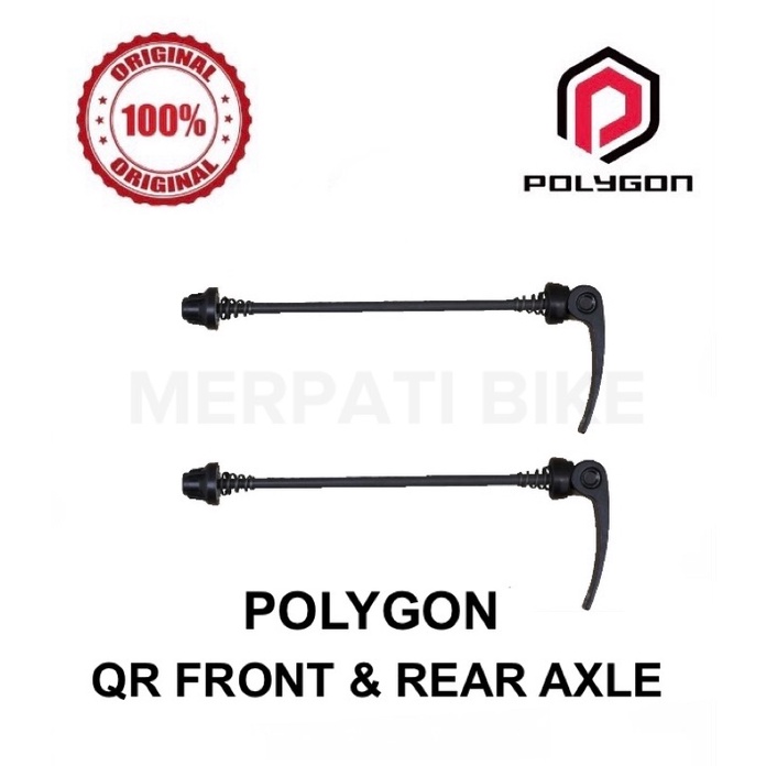 QR Hub Roda Depan Dan Belakang Sepeda Polygon Quick Release Hub Sepeda Lipat MTB