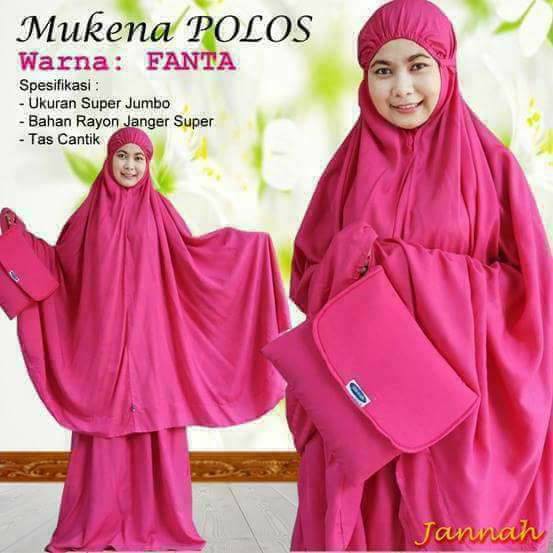 MUKENA EKSKLUSIF BALI POLOS (JANNAH)