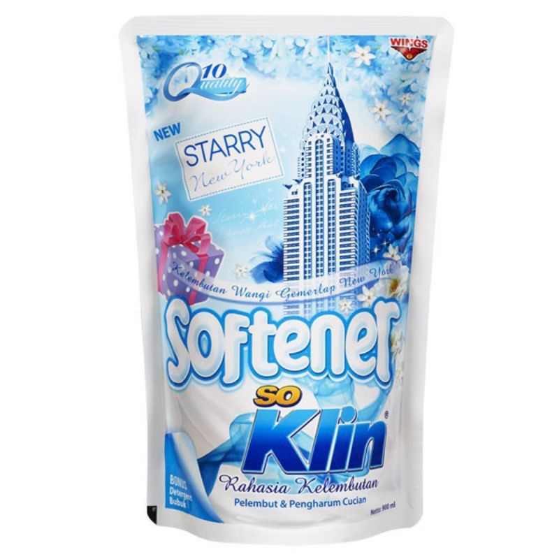 SoKlin Softener Korean Camellia, Mystical Tokyo Dan Starry New York || So Klin Pewangi Pink dan Biru