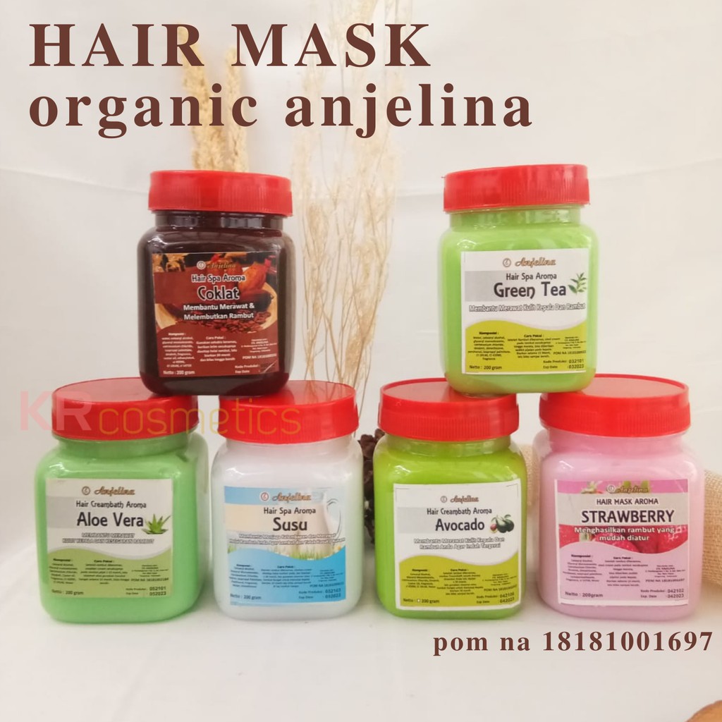 ANJELINA hair mask vitamin treatemen masker rambut ala salon