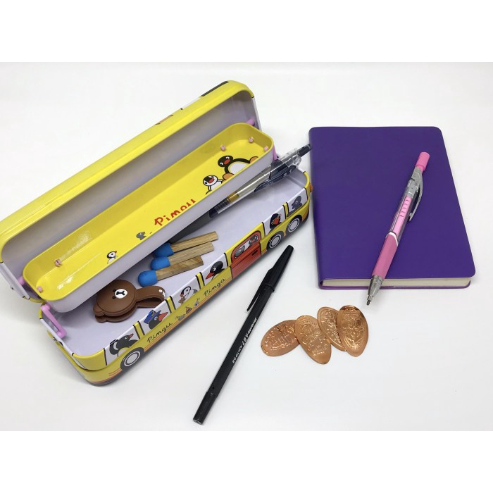 

Gilaa!!! Kotak Pensil Bus Pingu 3 Tingkat Bagus