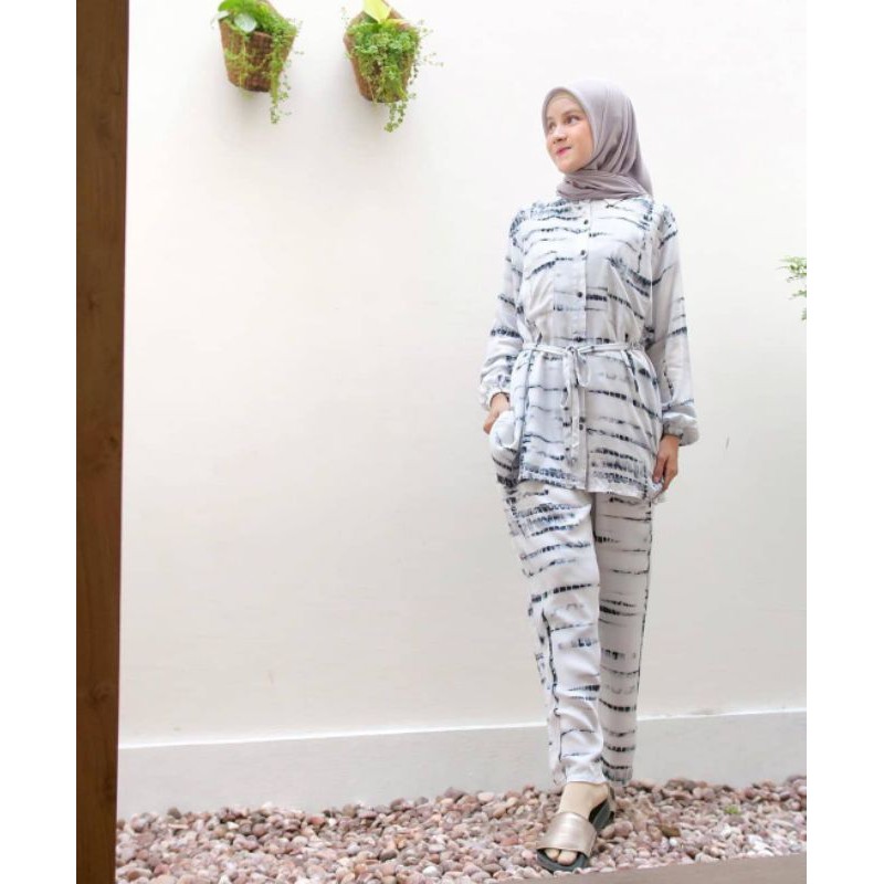 LILY SET (IK) fashion shopeehaul fashionwanita gamis