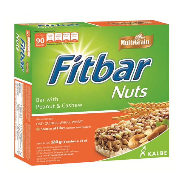 

FITBAR NUTS BOX 5 X 22 g