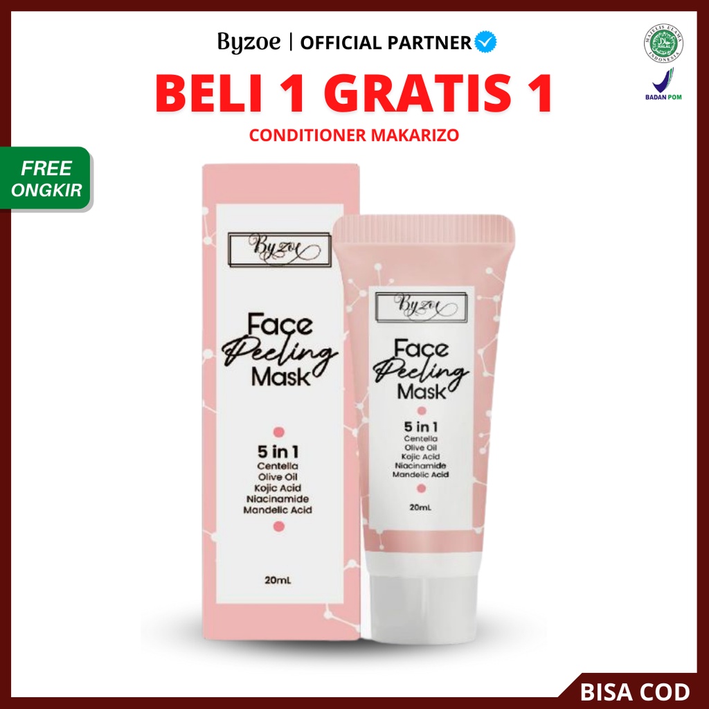 [ Agen Resmi ] Byzoe 5in1 Face Peeling Mask Masker peeling korea | Masker Pilling Wajah BPOM