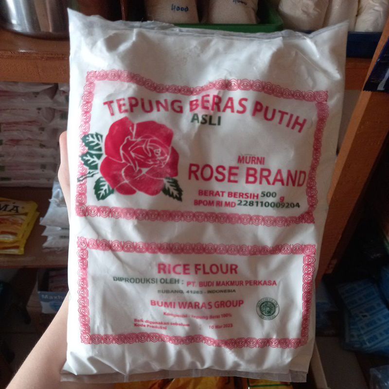 

Tepung Beras Putih ROSE BRAND 500g