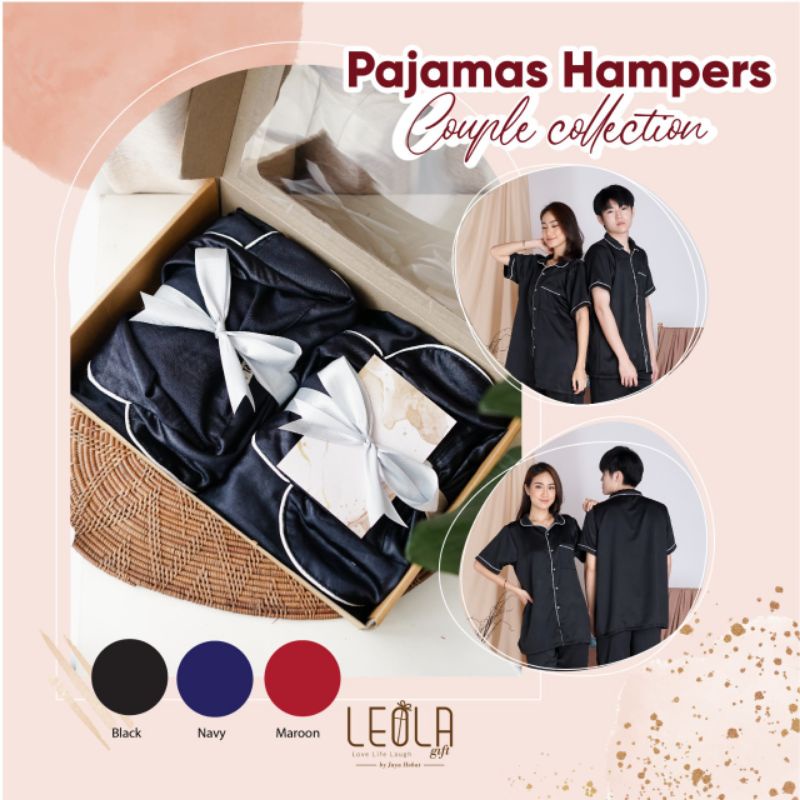 HAMPERS PIYAMA COUPLE / KADO PERNIKAHAN / WEDDING GIFT / SESERAHAN / GIFTBOX HAMPERS PIYAMA COUPLE