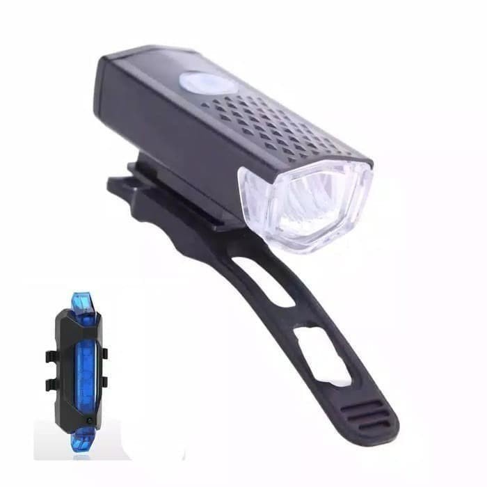 BAROKAH GAMIS LAMPU SEPEDA DEPAN DAN BELAKANG 1 SET bicycle cycling light