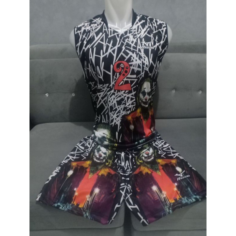 Jersey volly  printing kaos volly joker