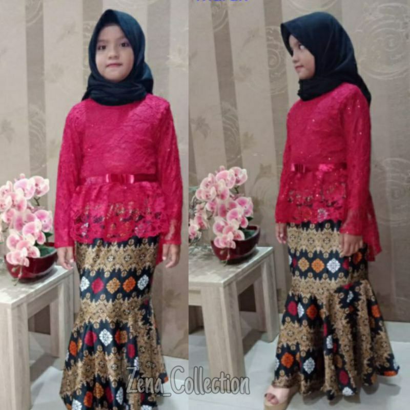 SET KEBAYA BRUKAT ANAK KEBAYA AURORA KEBAYA MODERN KEBAYA BRUKAT MODERN