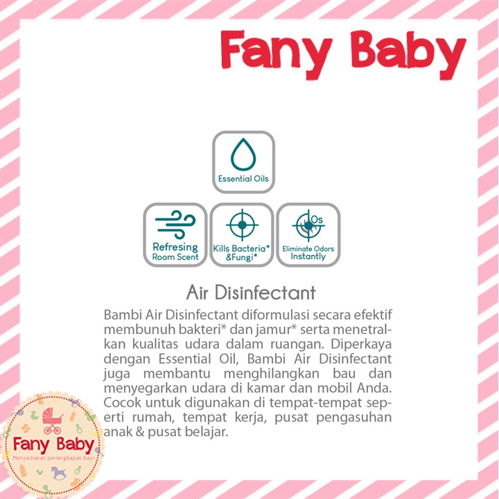 BAMBI BABY AIR DISINFECTAN SPRAY 120 ML