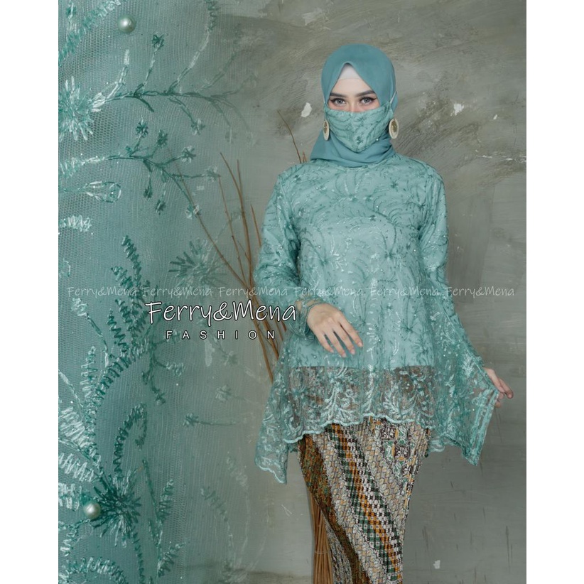 Kadai.baju / Kebaya tulle rinjani / kebaya wisuda / kebaya brukat / kebaya tille wisuda / kebaya favorite