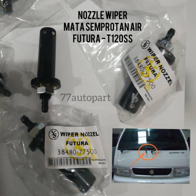 Nozzle wiper mata semprotan air futura t120ss