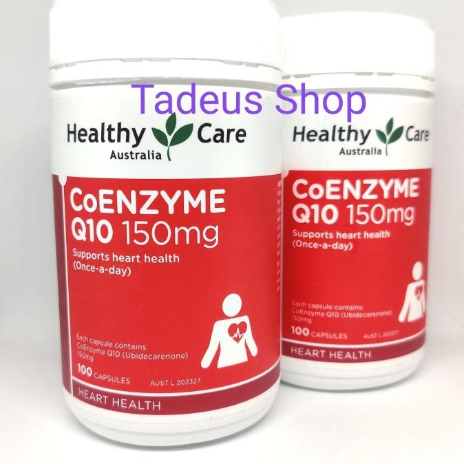 healthy care coq10 coenzyme q10 150mg 100 tablet vitamin jantung Lc