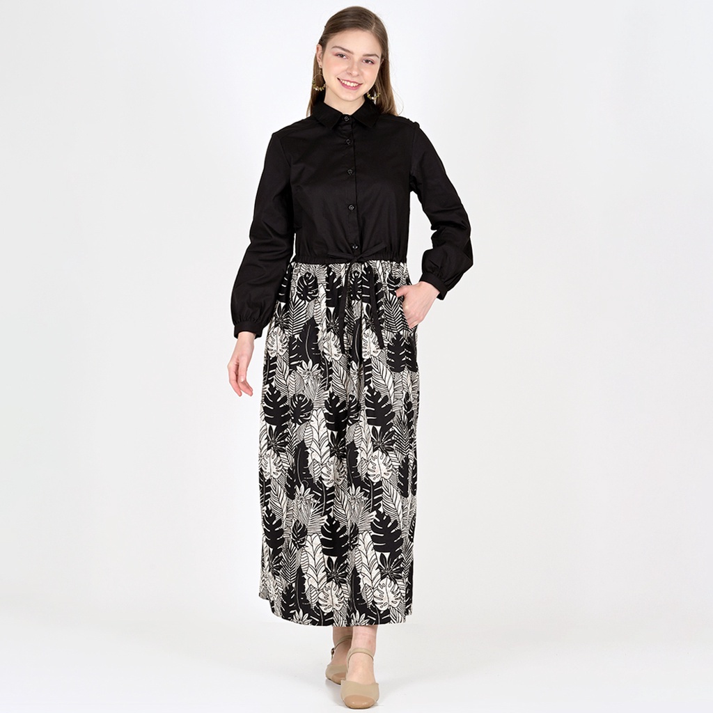 Gamis Monstera Black/NOVEL MICE