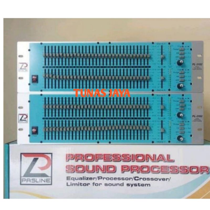 EQUALIZER PASLINE PL3102 EQUALIZER PASLINE PL-3102  ORIGINAL EQUALIZER PASLINE PL 3102