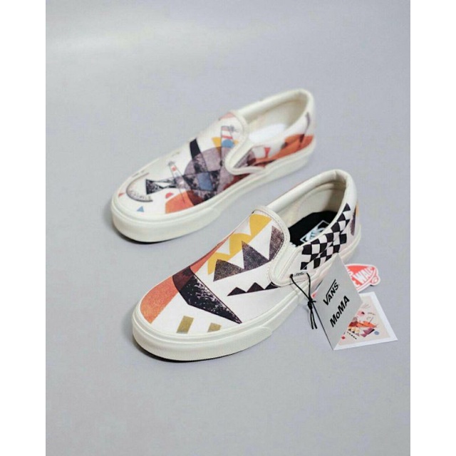 [BISA COD] Slip On X Moma Classic Vasily Kandinsky Premium BNIB Pria Wanita