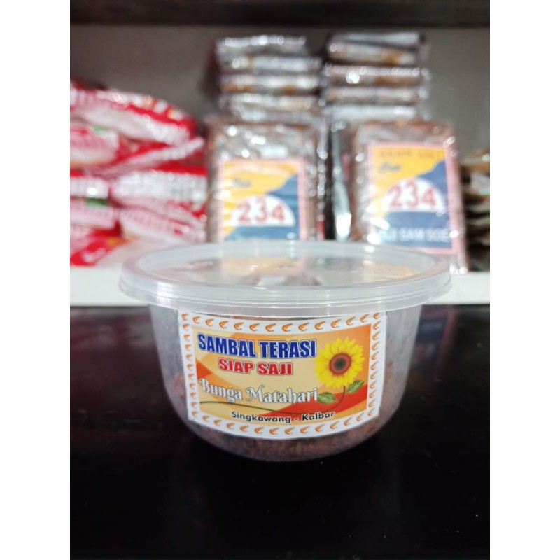 

Sambal terasi Siap saji 100g/Sambal terasi singkawang