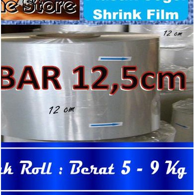 

➷ PLASTIK SEGEL 12,5 CM x 50M ( Shrink Film ) ♩