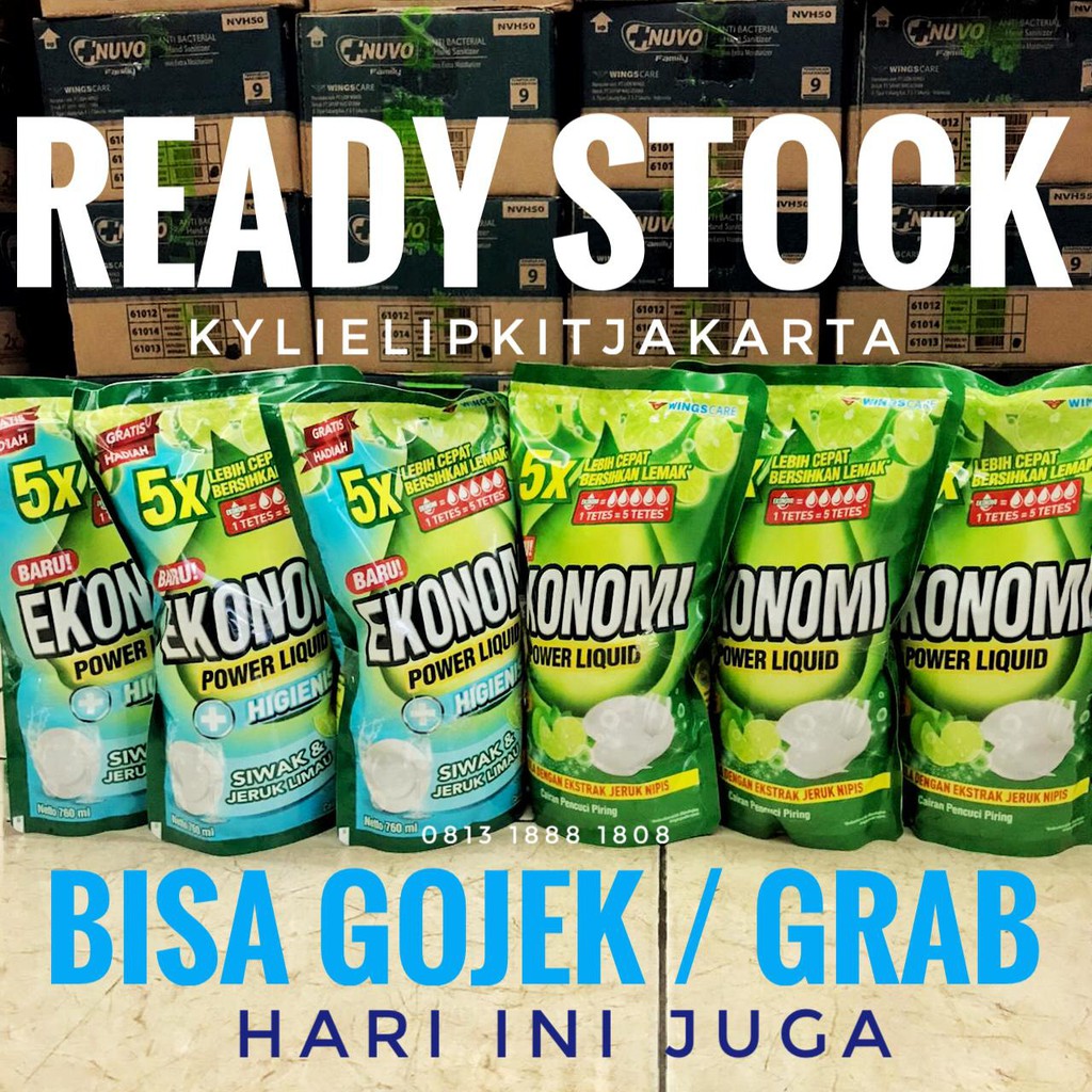 SABUN CUCI PIRING Ekonomi Liquid Pouch Refill 650 ml Isi Ulang 780ml Cairan Pencuci 650ml 780 ml WINGS Cair Dish Wash