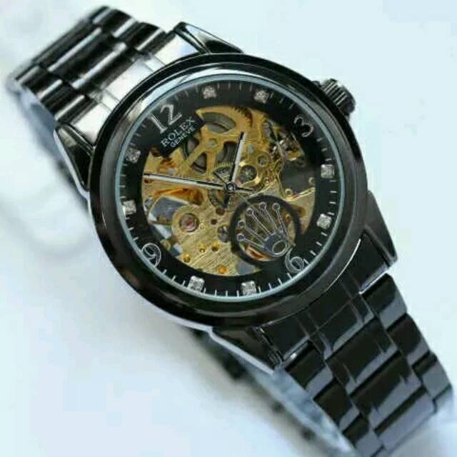 Jam Tangan Pria Otomatis/Tanpa Baterai Turbilon, Keren, Mewah dan Elegant