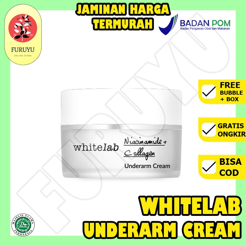 Cream Pemutih Whitelab Underarm Ketiak Bokong Selangkangan Sikut BPOM