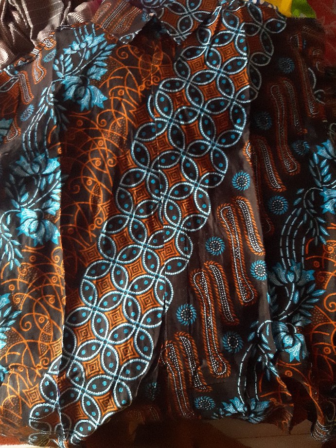 Bswart Batik Hrb026 Kenongo Hem Pendek Padi Pekalongan