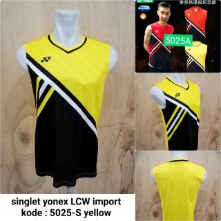  Singlet  Baju Badminton Yonex  LCW 5025 S Kaos  badminton 