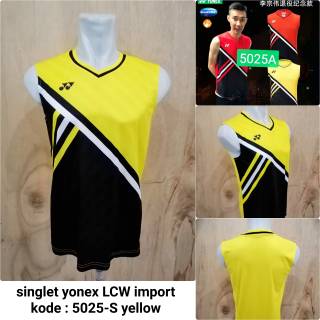  Singlet  Baju Badminton  Yonex  LCW 5025 S Kaos  badminton  