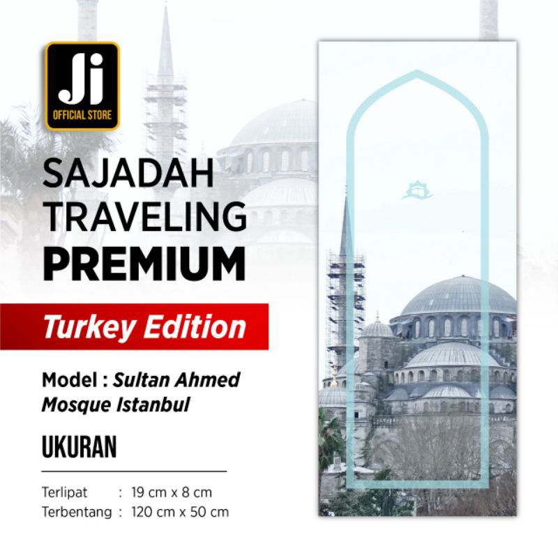 Sajadah Traveling Premium Waterproof Lipat Tebal Ringan