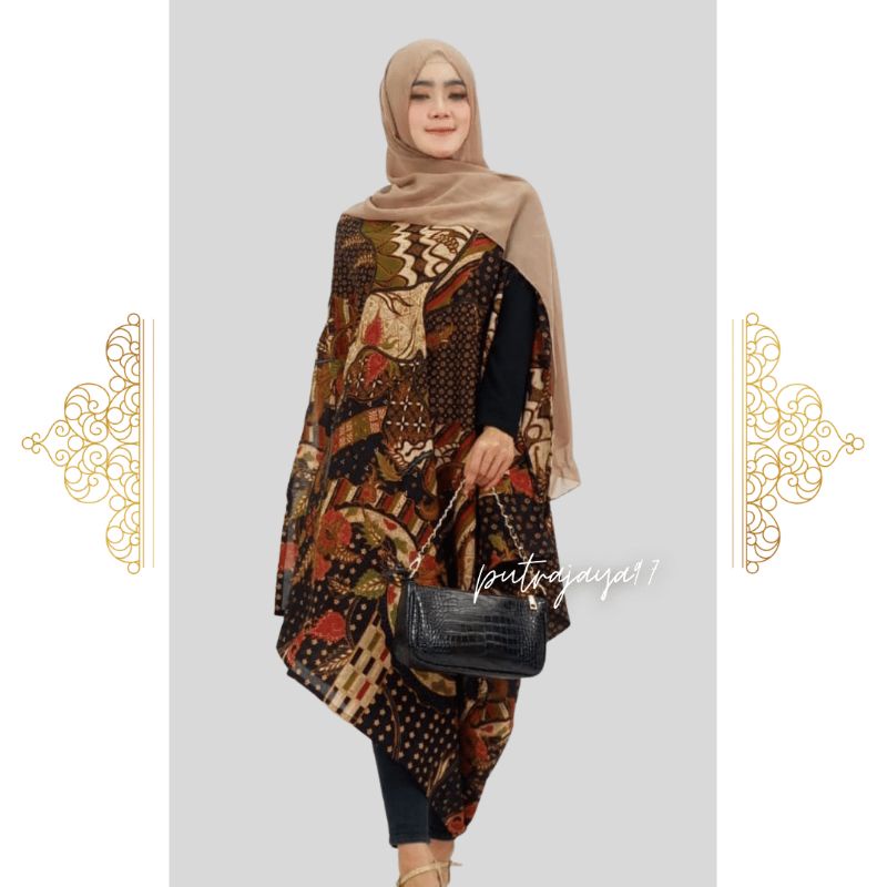 Kaftan Batik Wanita Kaftan Jumbo Wanita Modern Batik Premium Kaftan Kondangan KEYSA  17