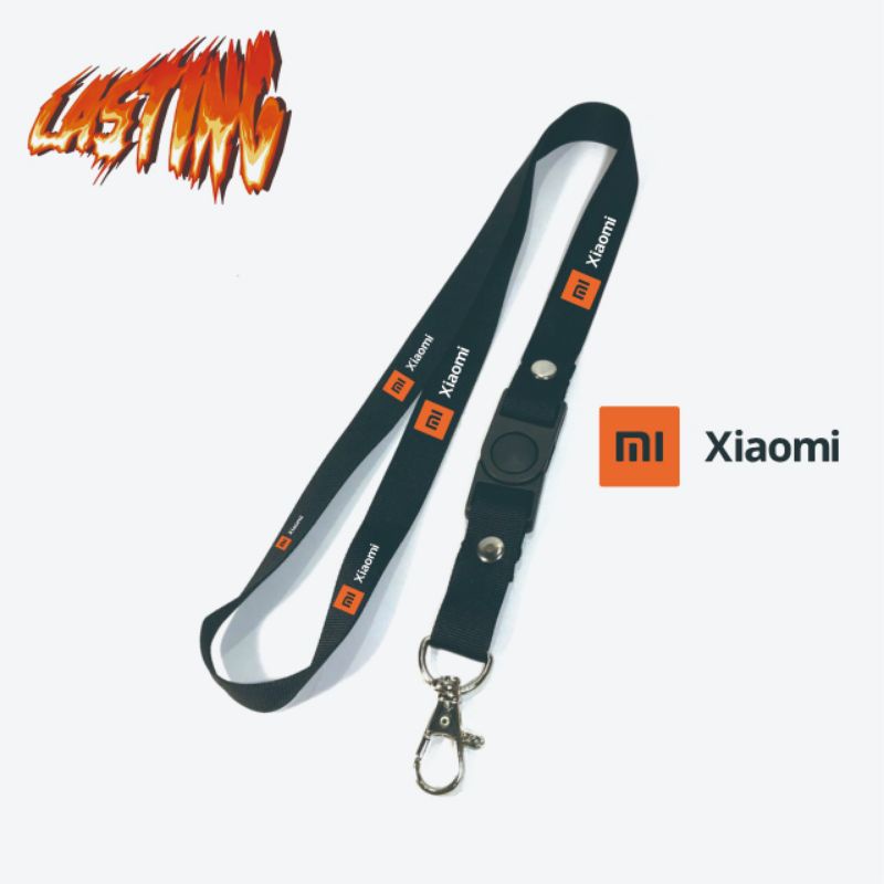 

Lanyard XIAOMI / BRAND GANTUNGAN KUNCI/GANTUNGAN ID CARD/GANTUNGAN POD Best seller / Bisa COD