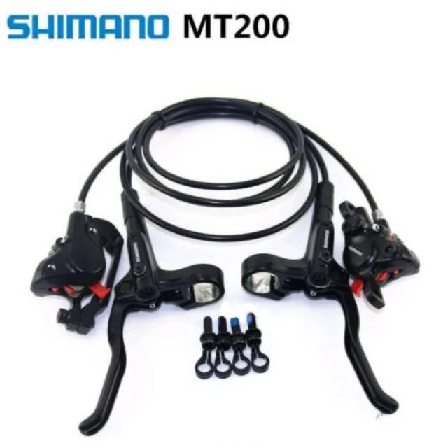 Rem Hidrolik Shimano Hydraulic Discbrake Shimano MT200 Brakeset Rem Hidrolik Shimano