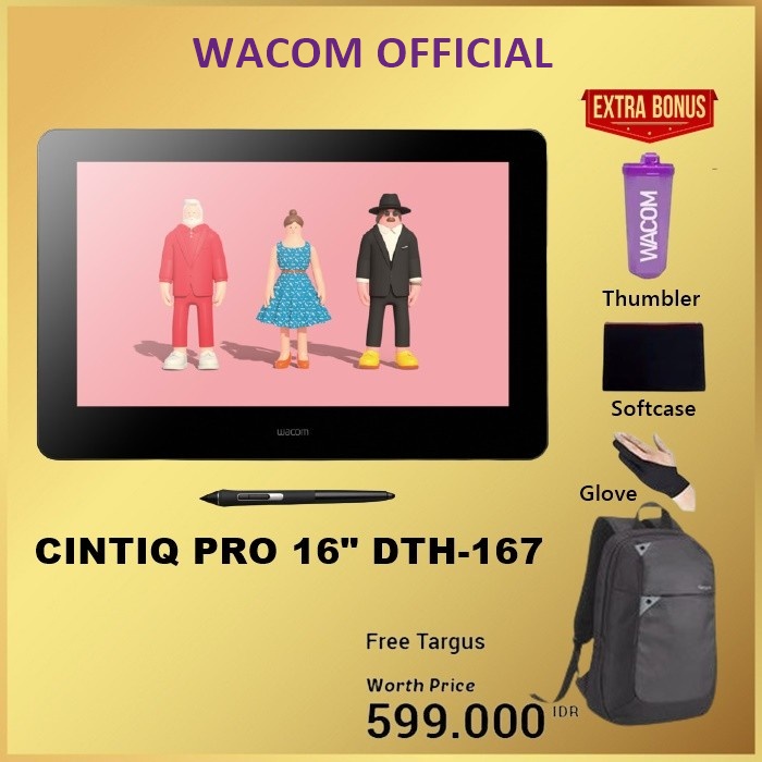 Wacom Cintiq 16 Pro DTH-167 Creative Pen Display DTH167