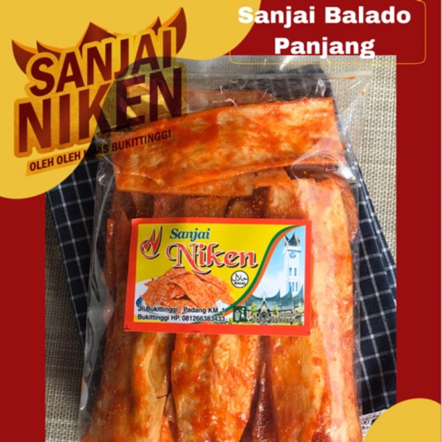 

Sanjai Balado Panjang 250 gr