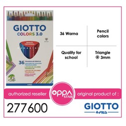 

Pensil Warna Triangular 3mm Giotto Color 3.0 Set 36 277600