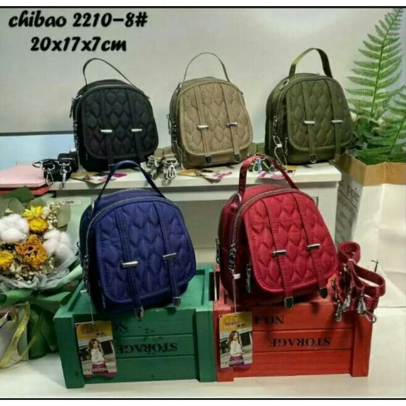 Tas Chibao 2210-8 jinjing selempang ransel import original