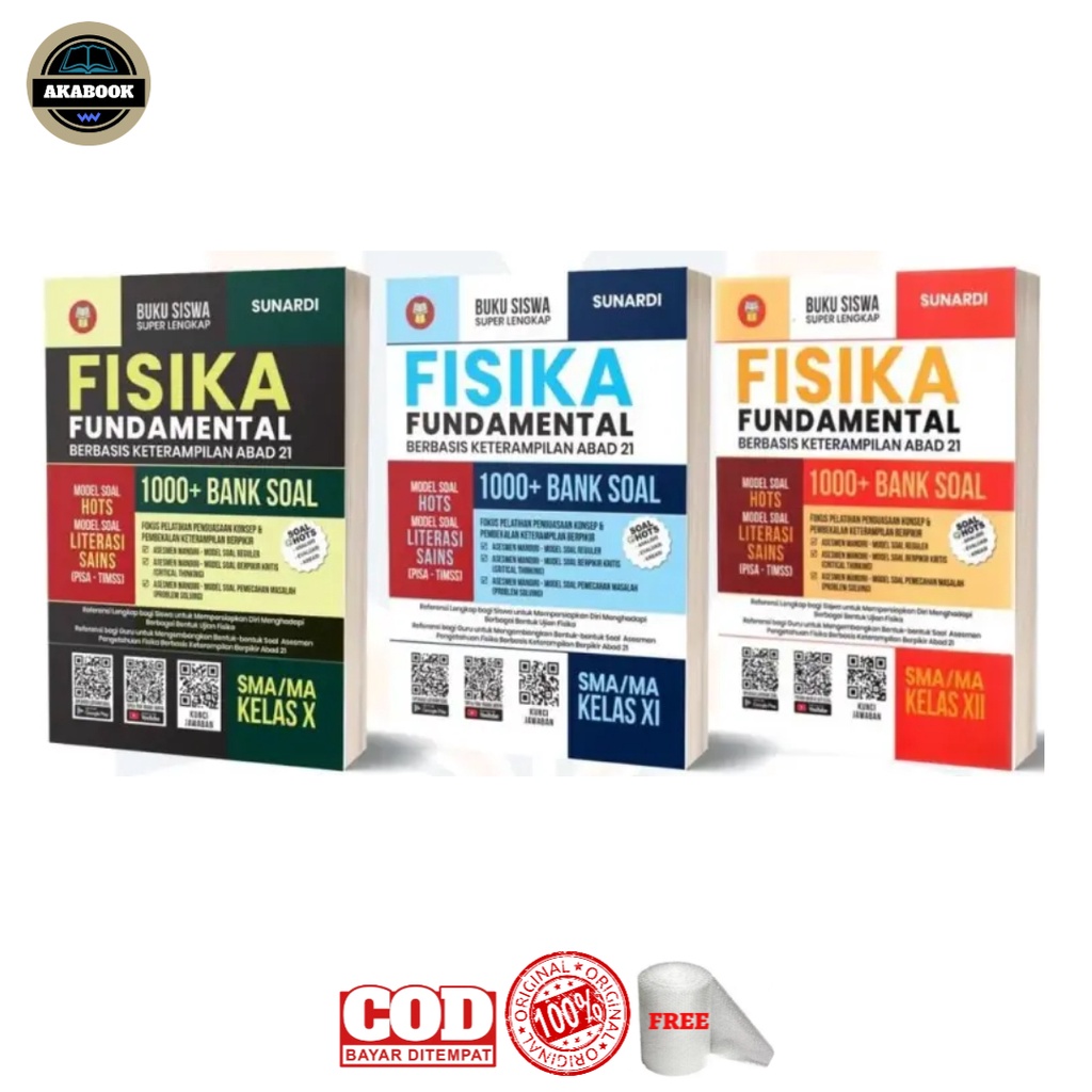 Buku Soal Fisika Fundamental 1000+ Bank Soal Fisika SMA MA