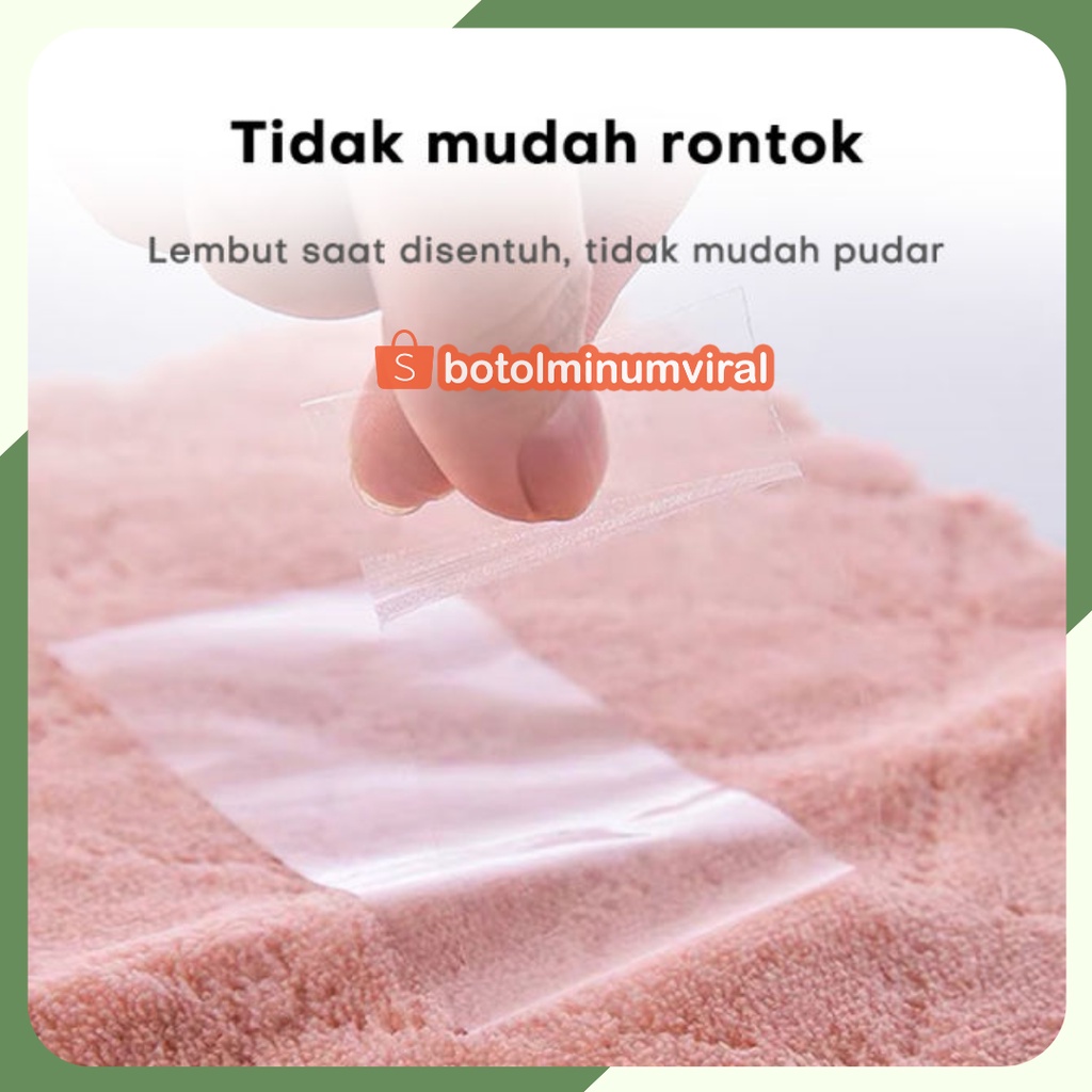 Kain Lap Meja Piring Microfiber Serbaguna Anti Minyak - 25 X 14 CM Premium