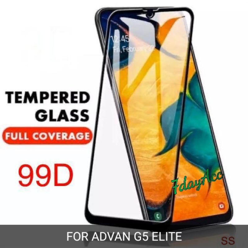 Advan G5 elite tempered glass 9d Advan G5 elite anti gores kaca