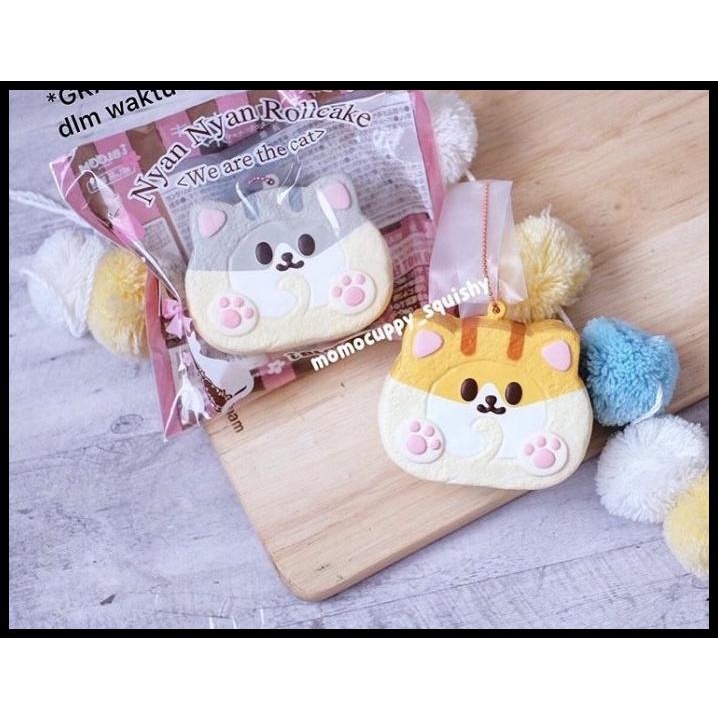 PROMO SQUISHY SQUISHY LICENSED nyan cake roll new color by ibloom ori