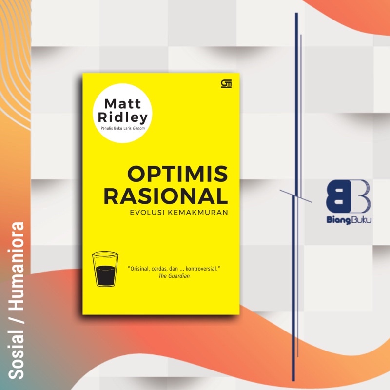Buku Optimis Rasional Matt Ridley Original Gramedia