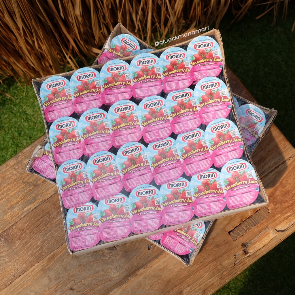 

Morin Strawberry Jam 48 x 14gr - Selai Strawberry