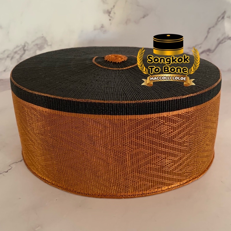 Songkok Recca Tembaga  Super Premium - Songkok Bugis - Songkok To Bone - SRTSP
