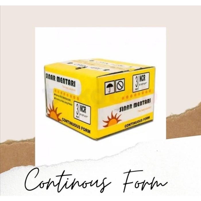 

Gosend/Continous Form/Sinar Mentari Continous Form 9.5"X11" 3Ply Full