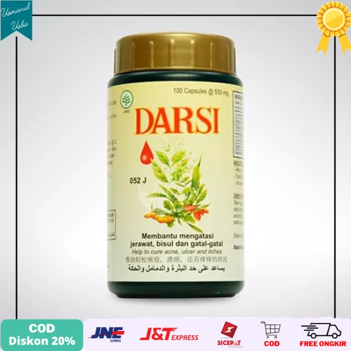 

◾COD◾ darsi 100 kapsul