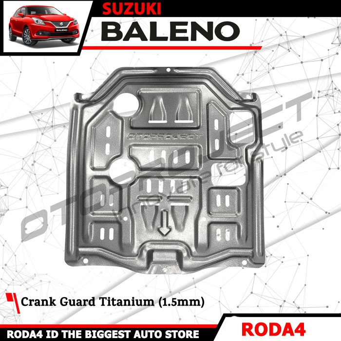 Crank Guard Cover Pelindung Kolong Bawah Mobil All New BALENO