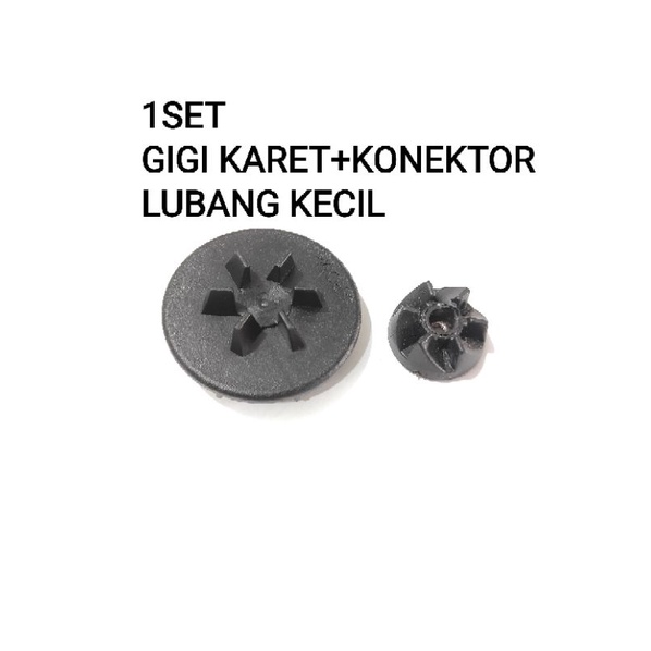 Gigi karet Konektor 1Set Lubang Kecil/Drat Kecil Untuk Blender National, Viva, Omega, Gmc, Airlux, Trisonic Dll